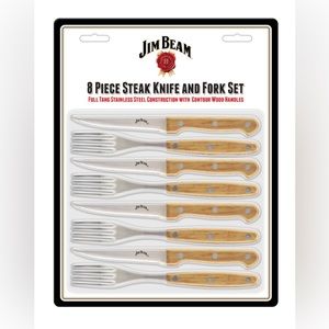 Jim Beam 8pc Fork & Knife Set
